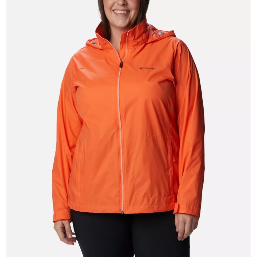 Columbia Sunset Orange Jacket Switchback Iii לנשים במידות גדולות