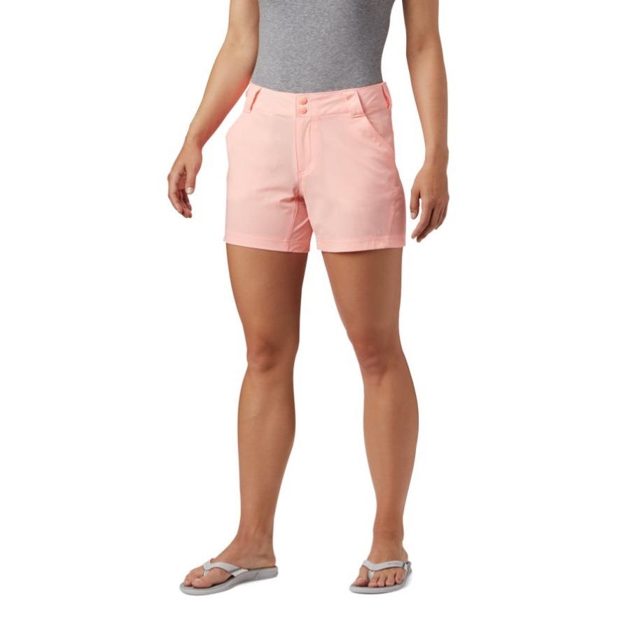 מכנסי Pfg Coral Point Iii לנשים ורוד קולומביה Tiki