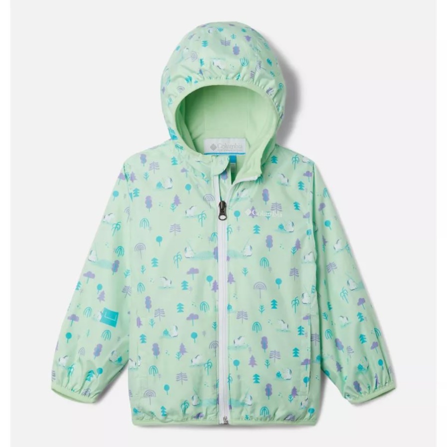 Columbia Toddler Mini Pixel Grabber Ii Wind Jacket Key West Unicorn Campout