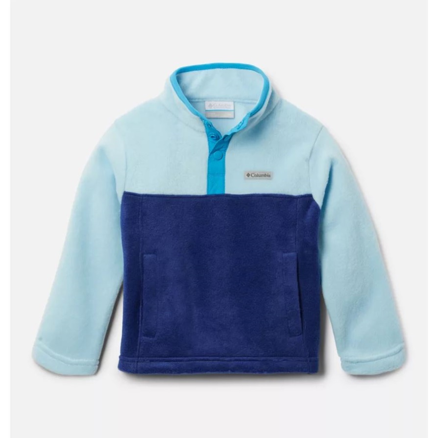 קולומביה פעוט Steens Mtn Quarter Snap Fleece סוודר כהה ספיר/כחול אביב