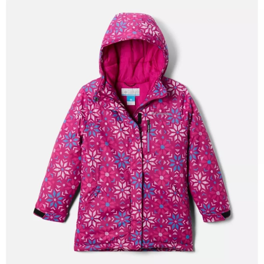 Columbia Wild Fuchsia Paperflakes מעיל סקי אלפיני לילדות