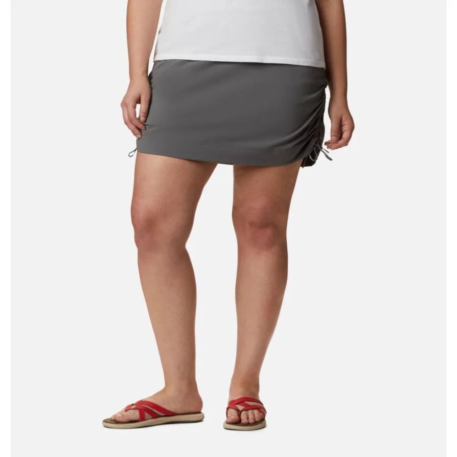 קולומביה נשים בכל עת קז'ואל Skort פלוס סייז עיר אפור