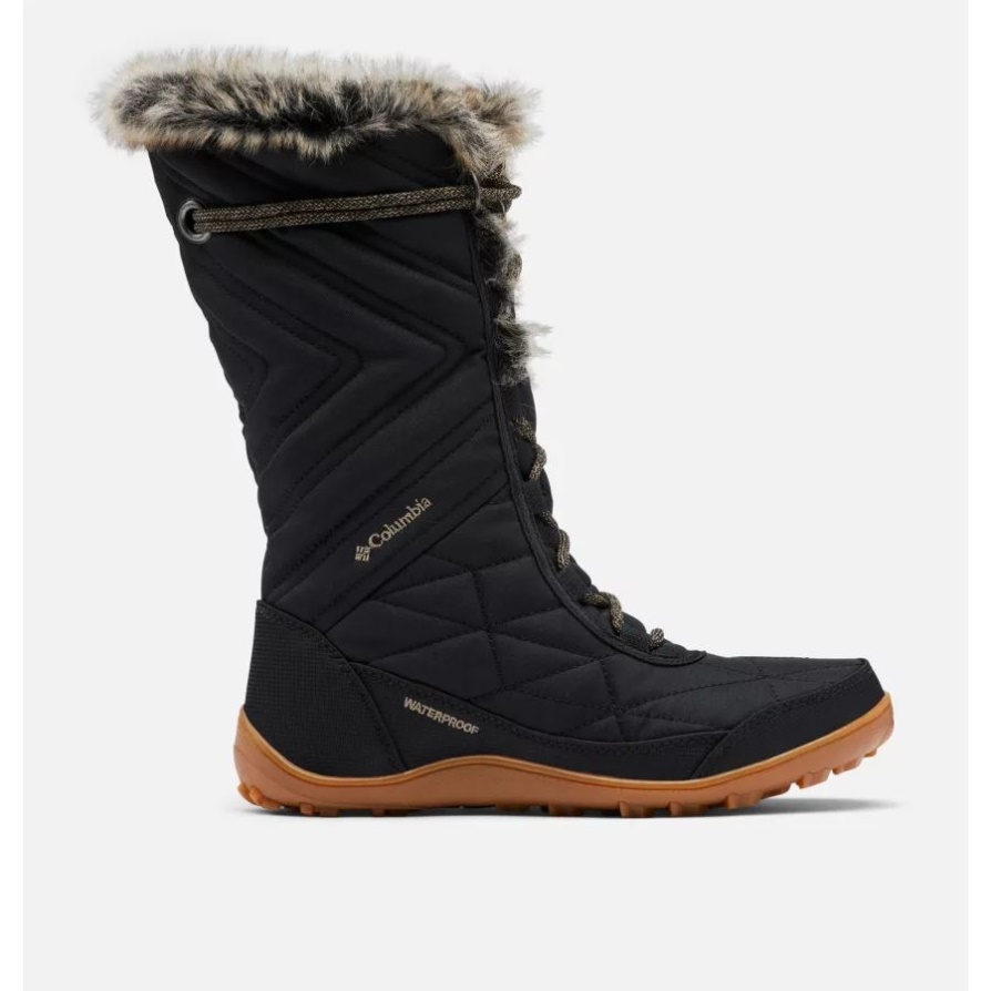 Columbia נשים Minx Mid Iii מגף שחור/חאקי Ii