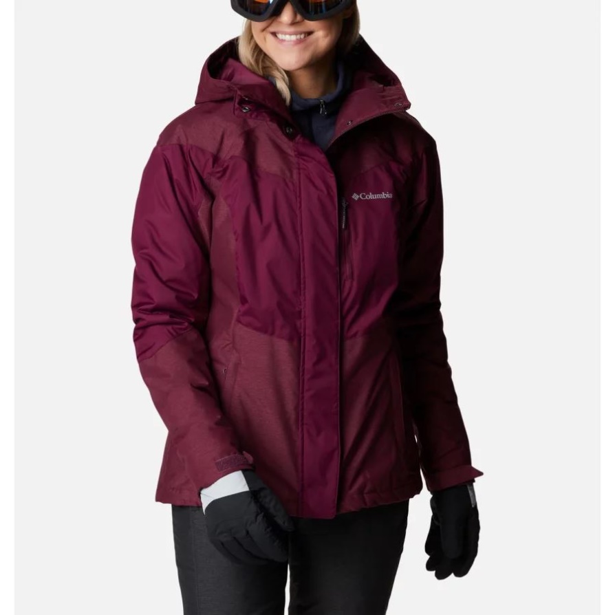 Columbia Women's Rosie Run מעיל מבודד Marionberry/marionberry Heather