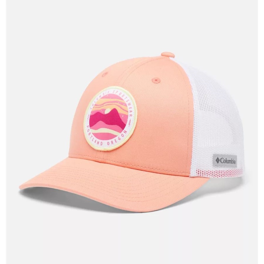 כובע Snapback לנשים של קולומביה קולומביה קיץ אפרסק/לבן/שמיי לילה