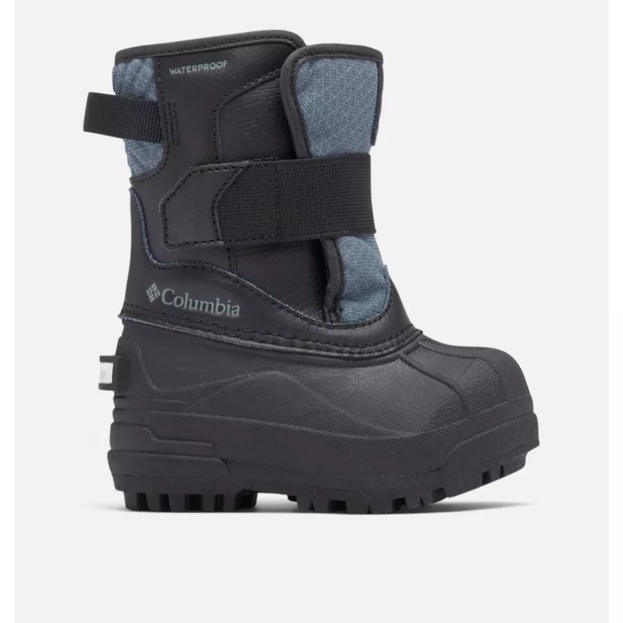Columbia Youth Bugaboot Celsius מגף שלג עמיד למים שחור/גרפיט