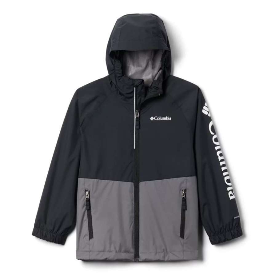 Columbia Youth Dalby Springs Jacket City אפור/שחור