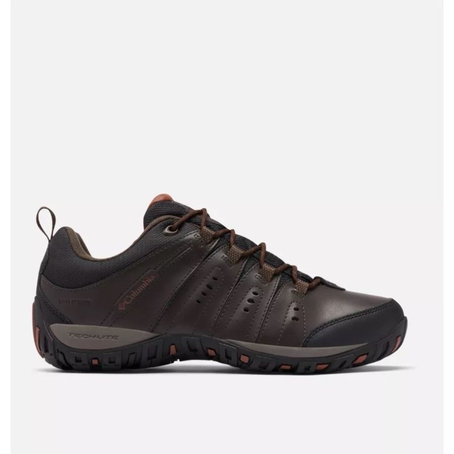 נעל Woodburn Ii עמיד למים Cordovan/Cinnamon Columbia