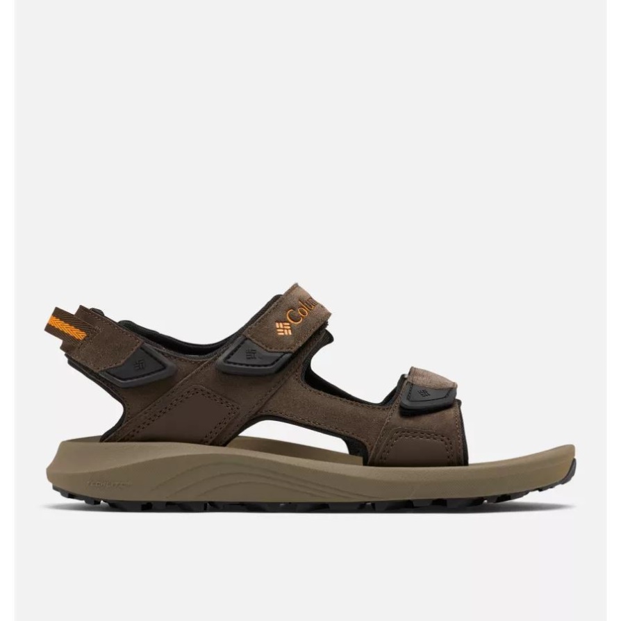 Cordovan/גולד ענבר לגברים Trailstorm Hiker 3 רצועות סנדל קולומביה