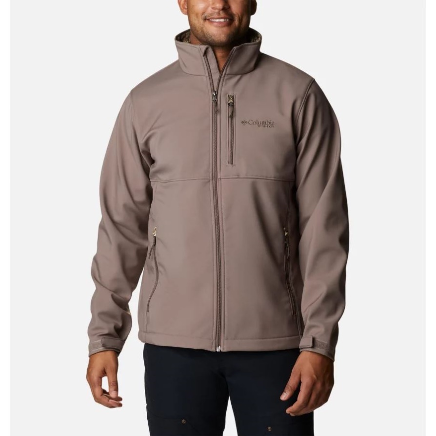 מעיל Phg Ascender Softshell גברים של Iron/rt Edge Columbia