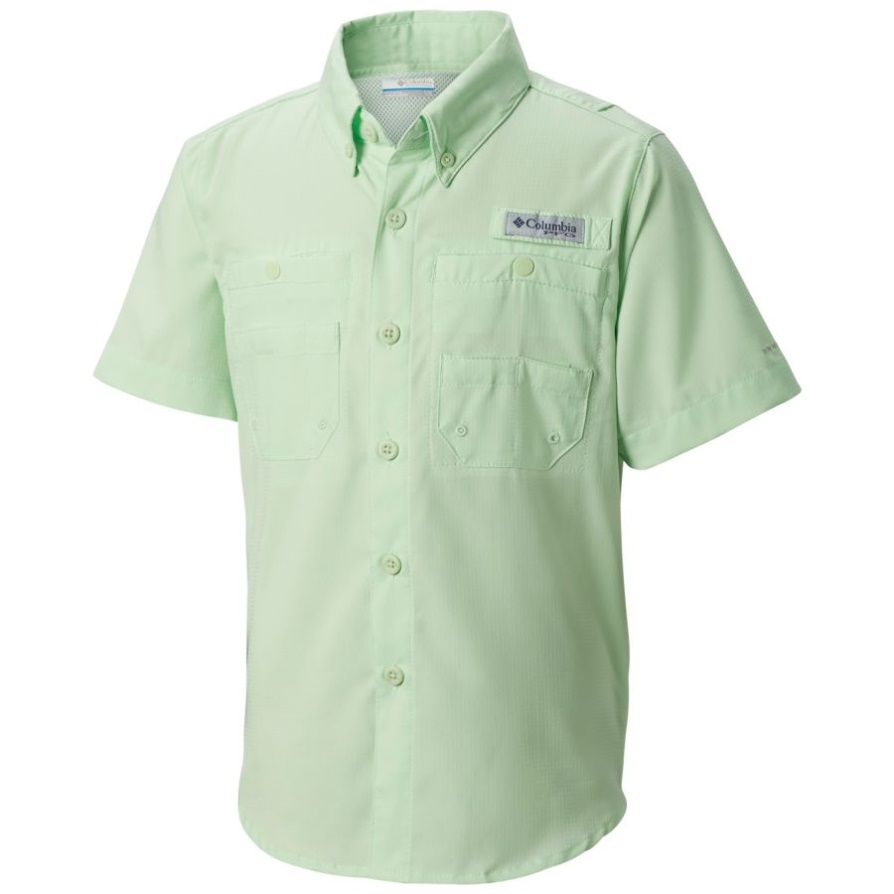 חולצה עם שרוולים קצרים של Tamiami Pfg של Key West Columbia Boys