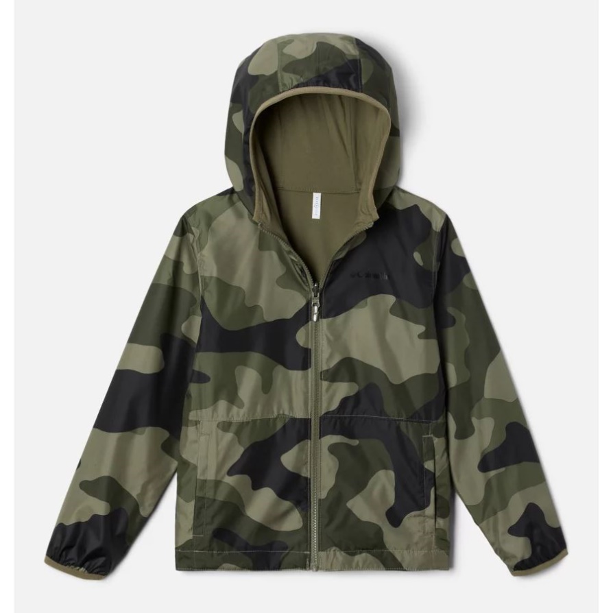 מעיל פיקסל גרבר לילדים אבן ירוק מוד Camo Columbia