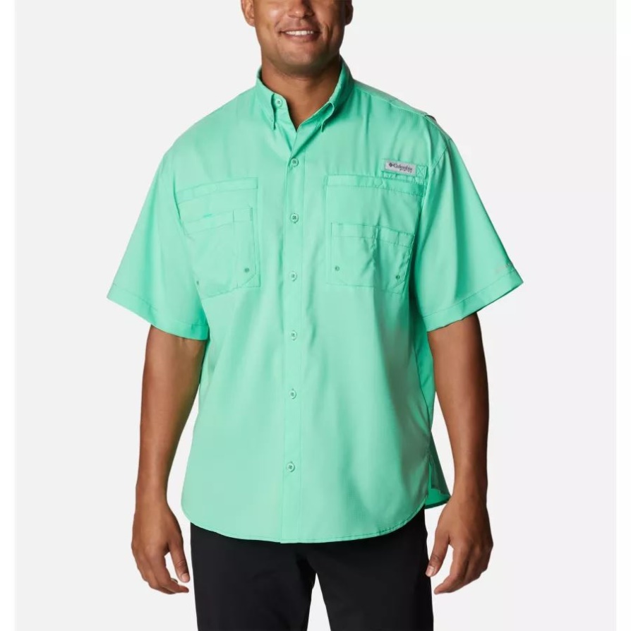 חולצה עם שרוולים קצרים לגברים Pfg Tamiami Ii בהיר ג'ייד קולומביה