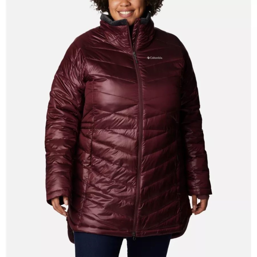 Malbec Columbia נשים Joy Peak אמצע אומני חום ז'קט אינפיניטי במידות גדולות