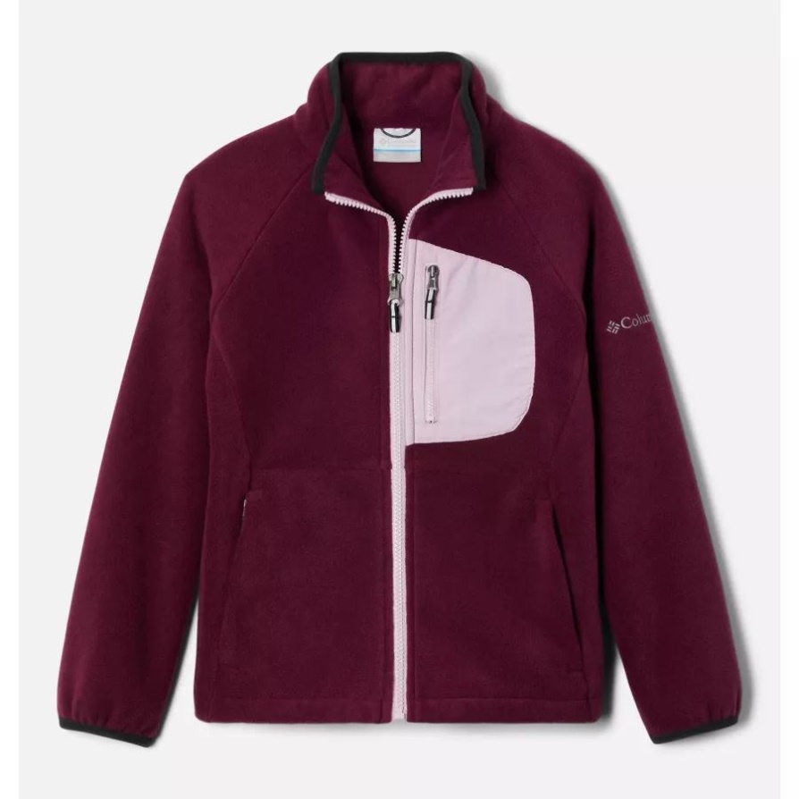 Marionberry/aura Columbia Youth Fast Trek Iii מעיל צמר