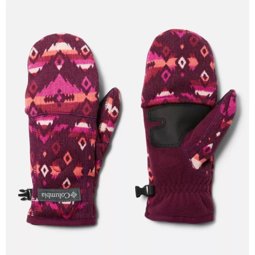 Marionberry Heather Rocky Mt Columbia סוודר לנשים מזג אוויר כפפות
