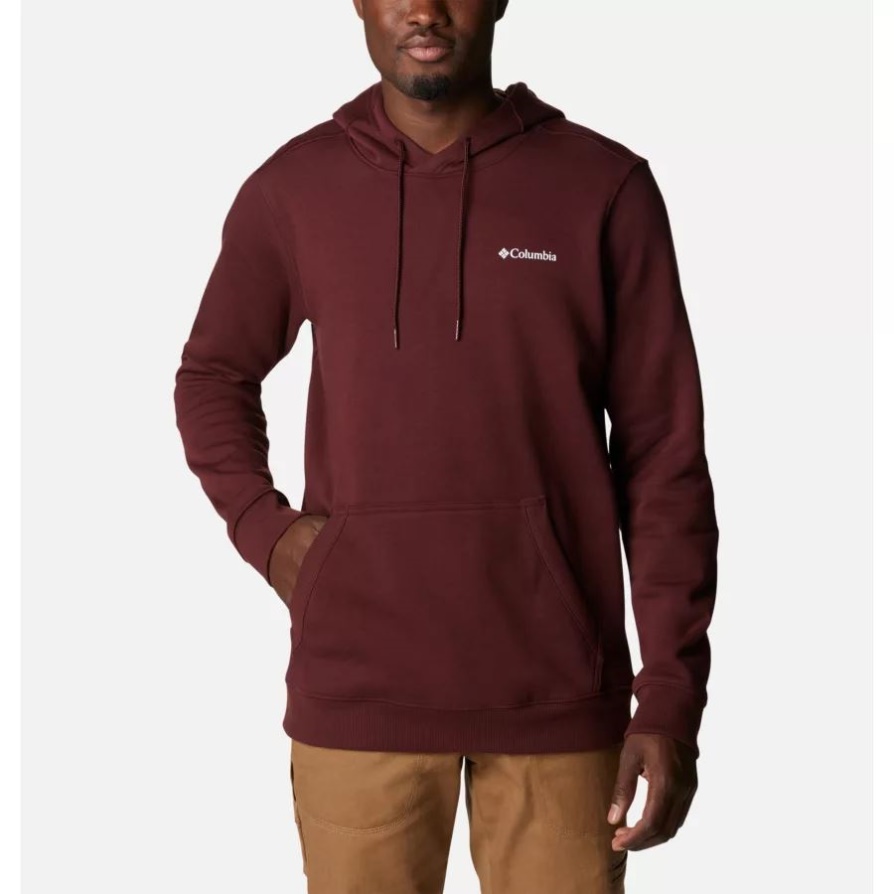 גברים Csc Basic Logo Ii Hoodie Elderberry/c Sportswear 2 Columbia