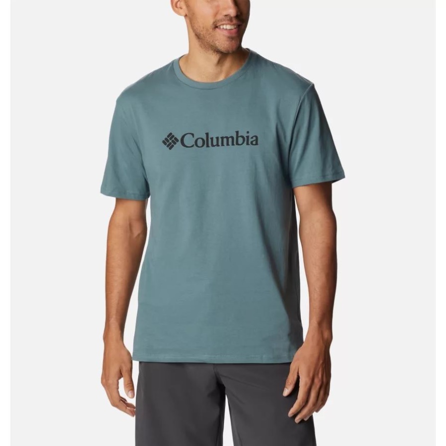חולצת לוגו Csc Basic לגברים מתכת/csc Basic Logo Columbia