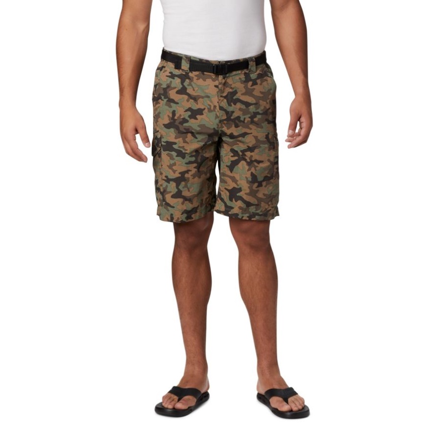 מכנסי קרגו קצרים גברים עם רכס כסף Cypress Camo Columbia
