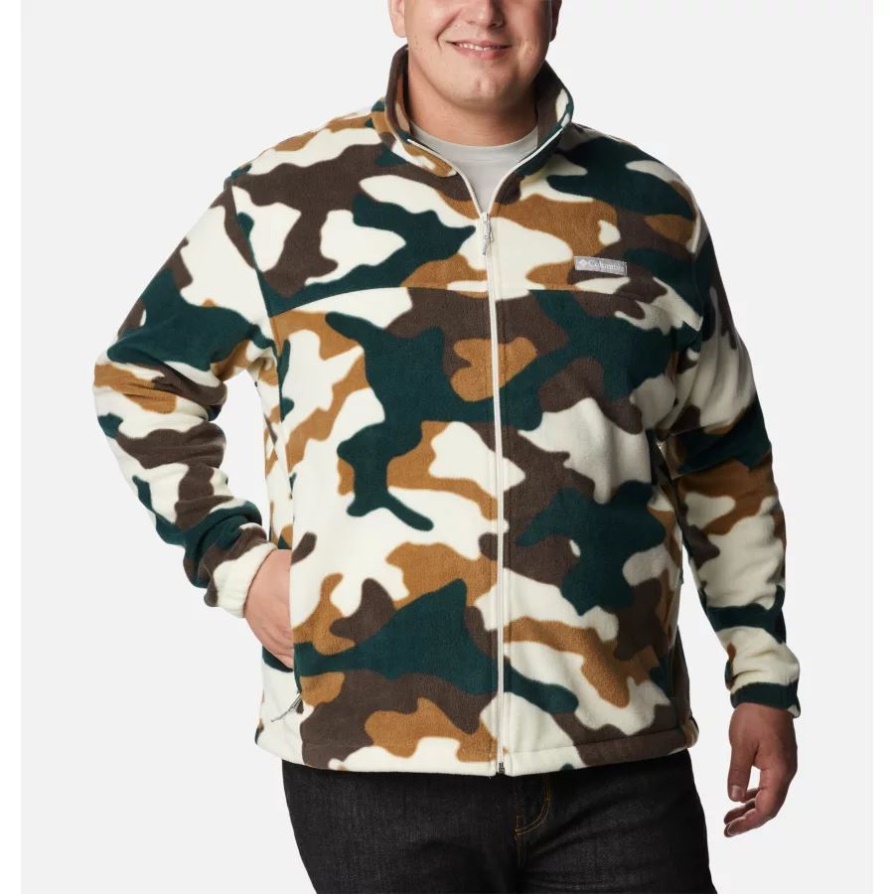 גברים Steens Mountain מעיל מודפס גדול גיר מוד Camo Columbia