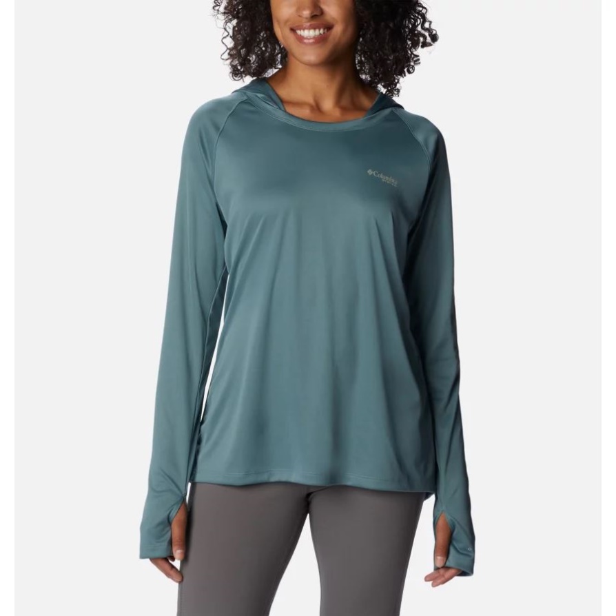 מתכת/ספארי לוגו נשים Pfg Tidal Tee קפוצ'ון קולומביה