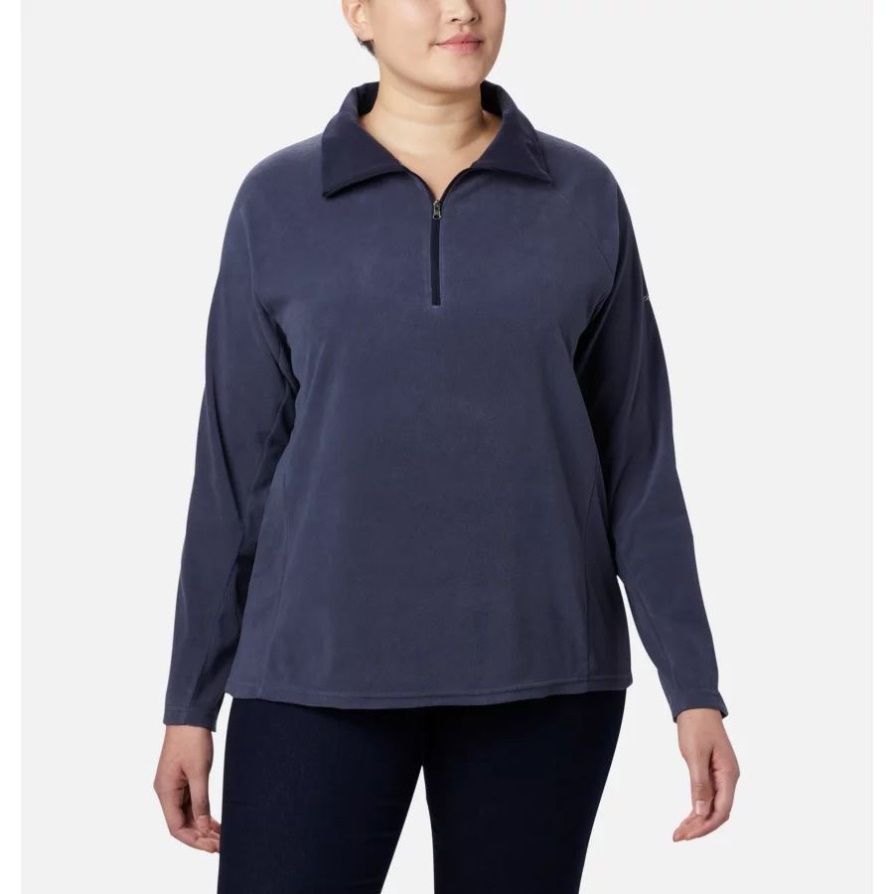 לילית קולומביה נשים קרחון Iv 1/2 Zip Plus Size