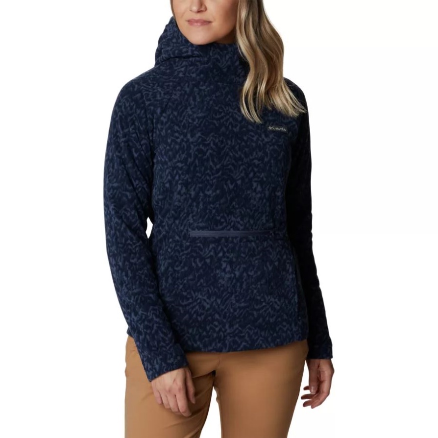 הדפס שטח לילי לנשים Ali Peak Hooded Fleece Columbia