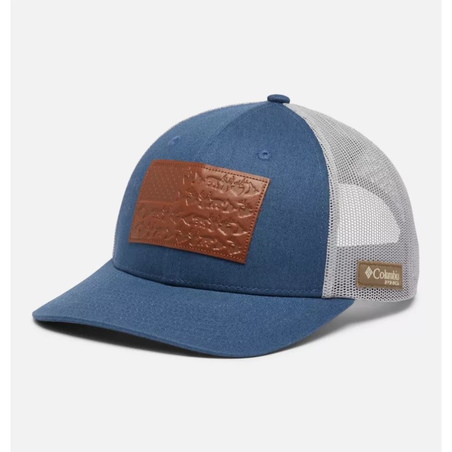 Phg Leather Game Flag Cap Back- אמצע כתר אבץ/קולומביה אפור קריר