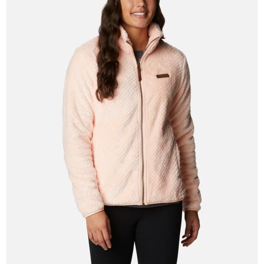פרח אפרסק קולומביה נשים אש צד Ii Sherpa פליס מלא Zip