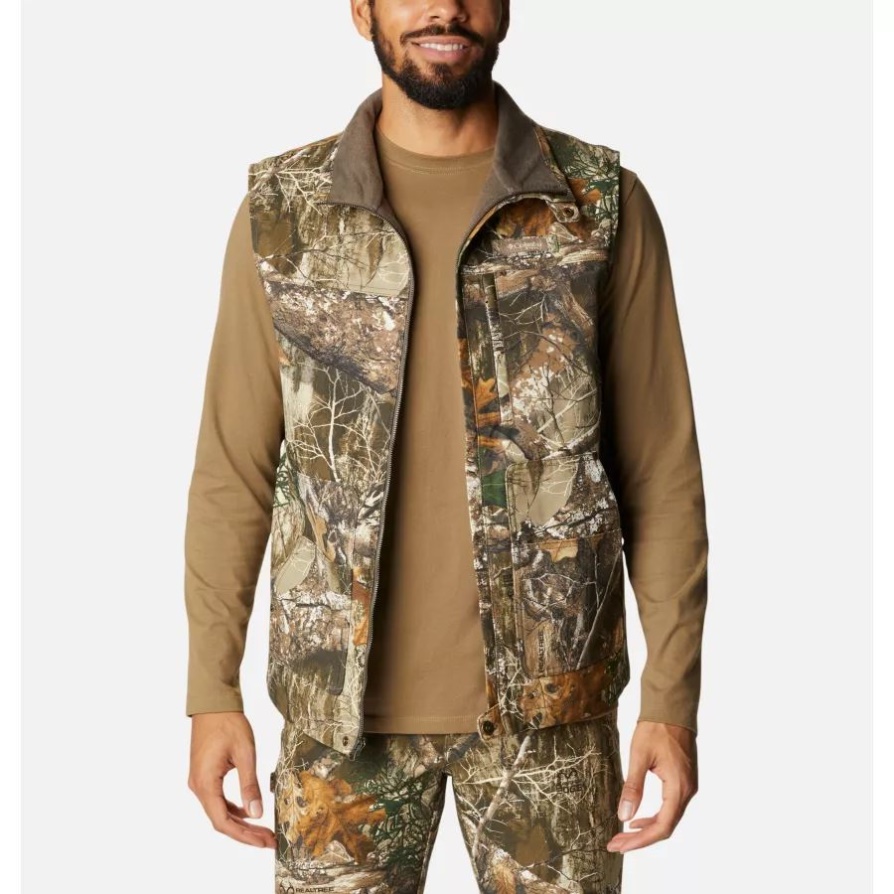 אפוד עבודה Roughtail Phg לגברים של Realtree Edge Columbia