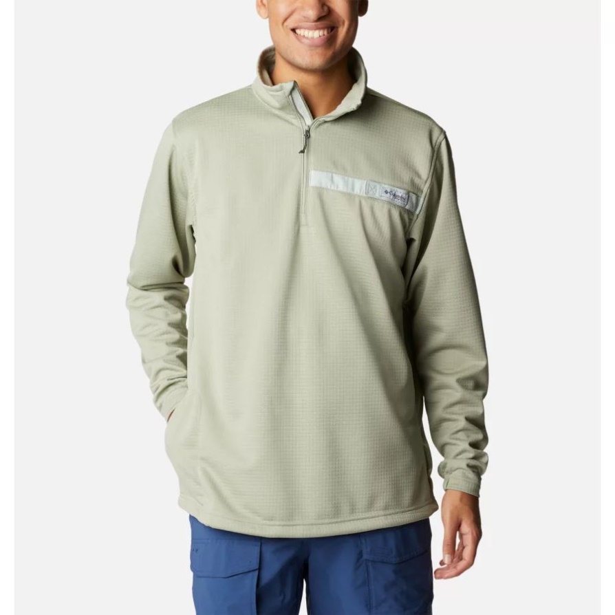 ספארי/מגניב ירוק קולומביה גברים Pfg Skiff Guide Fleece