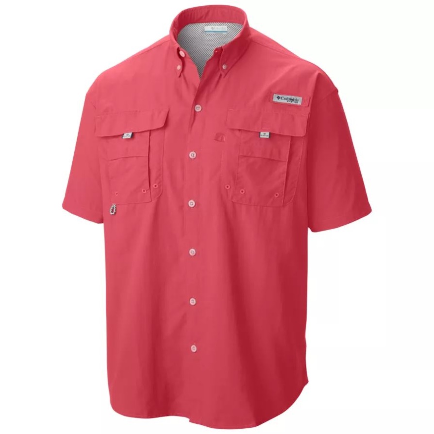 Sunset Red Pfg Bahama II חולצת שרוולים קצרים גבוה קולומביה
