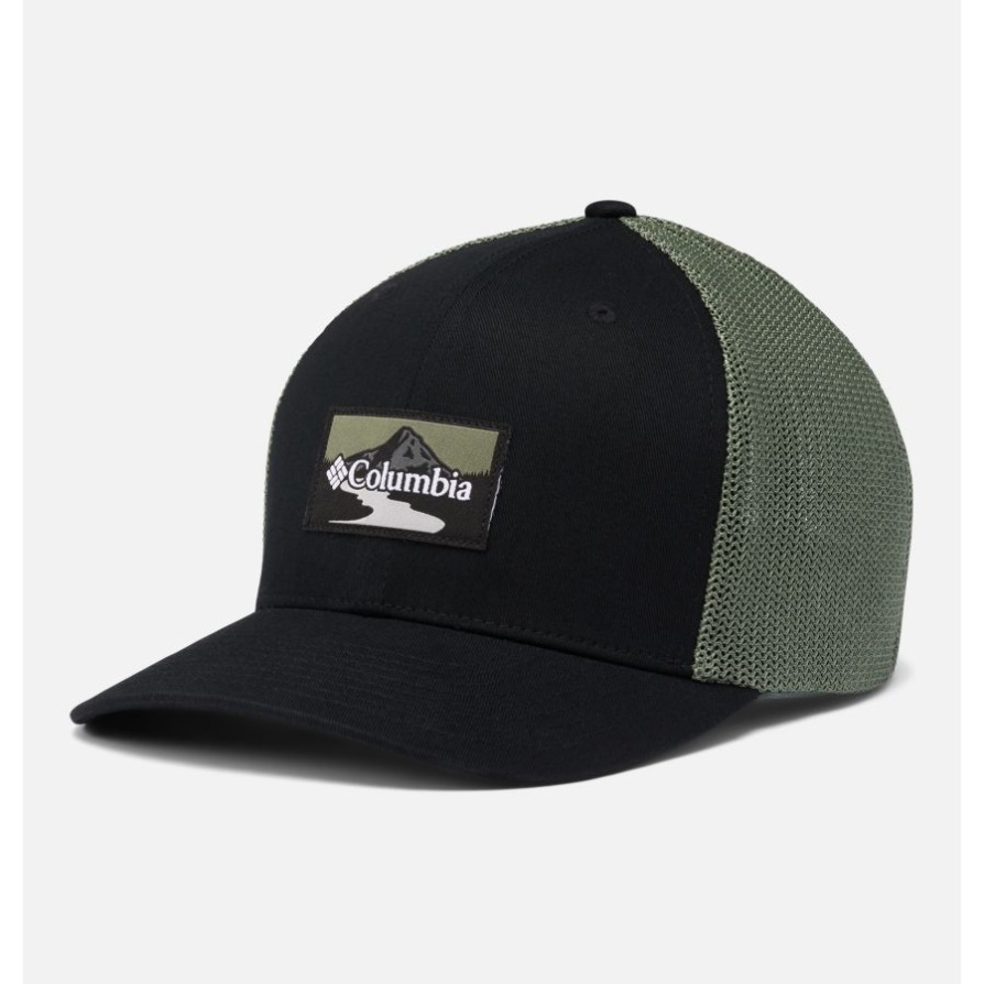 יוניסקס קולומביה רשת Snapback שחור/ירוק אבן Peak2river Columbia