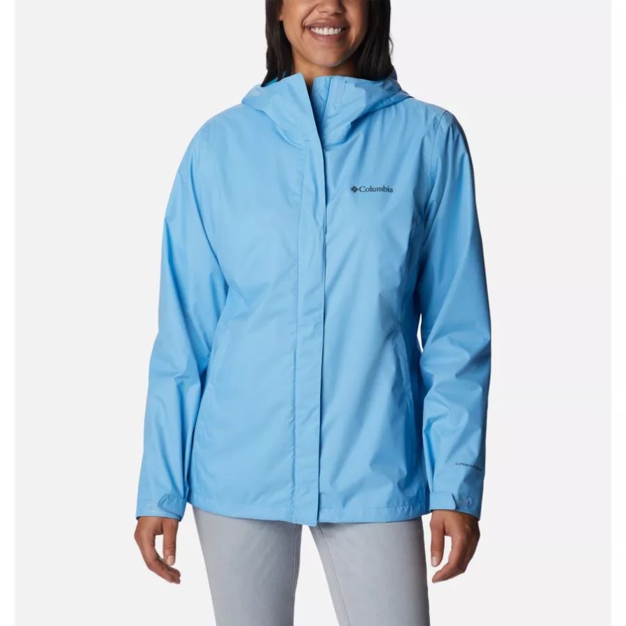 מעיל גשם של Vista Blue Columbia לנשים Arcadia Ii