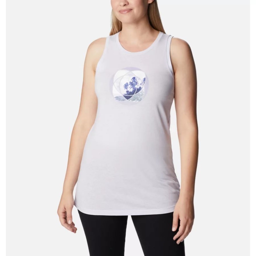 נשים בלוף Mesa Tank Columbia גוון סגול Heather/meditation Isle Grx