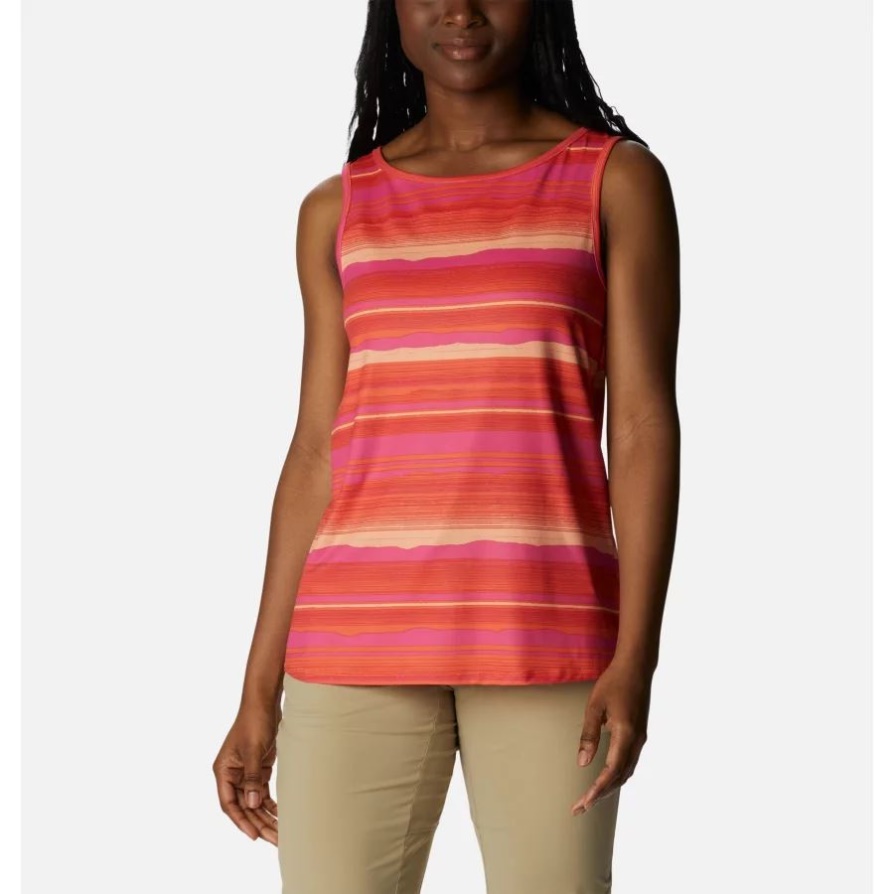 לנשים צ'יל נהר מיכל קולומביה מותג Sunset Orange/horizons Stripe