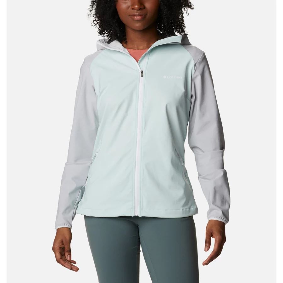 ז'קט Softshell של קניון קרח נשים קולומביה איסי מורן הת'ר