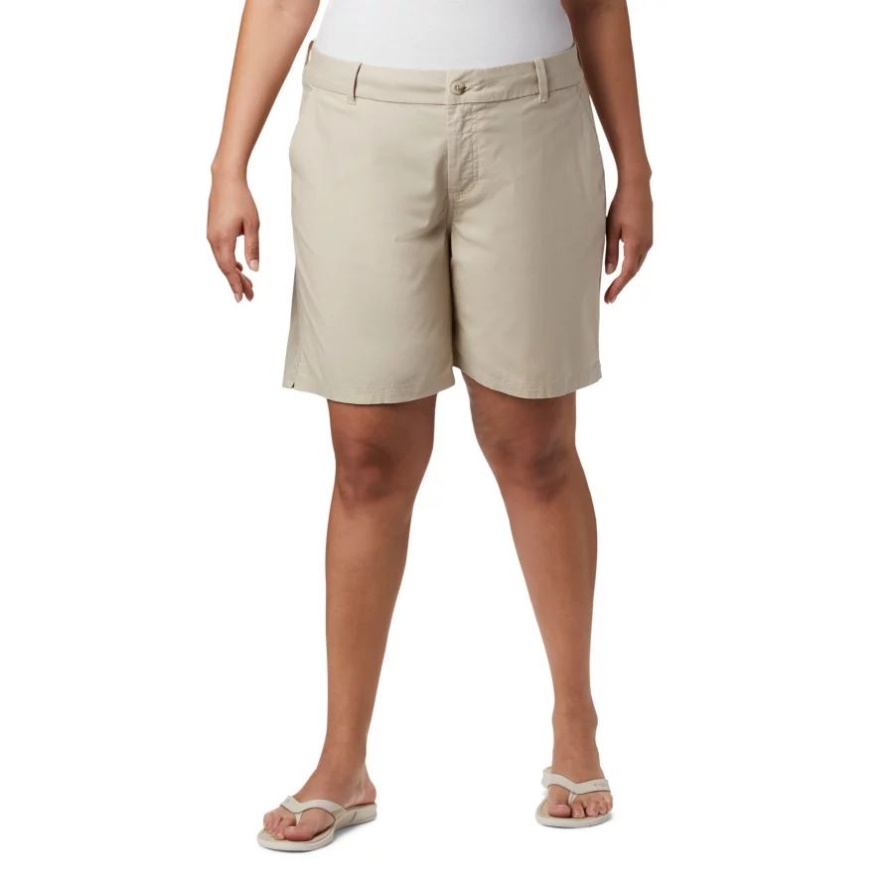 מכנסיים קצרים מתיחה Pfg Bonehead לנשים במידות גדולות קולומביה מאובן