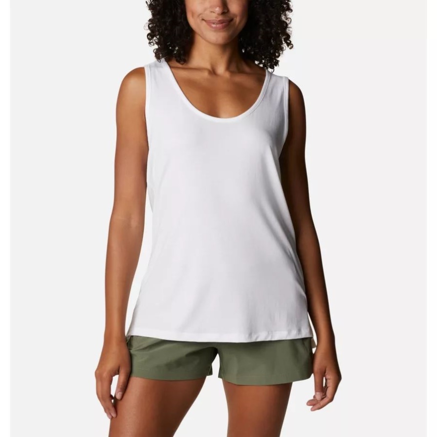 Pfg לנשים Slack Water Knit Tank II לבן קולומביה