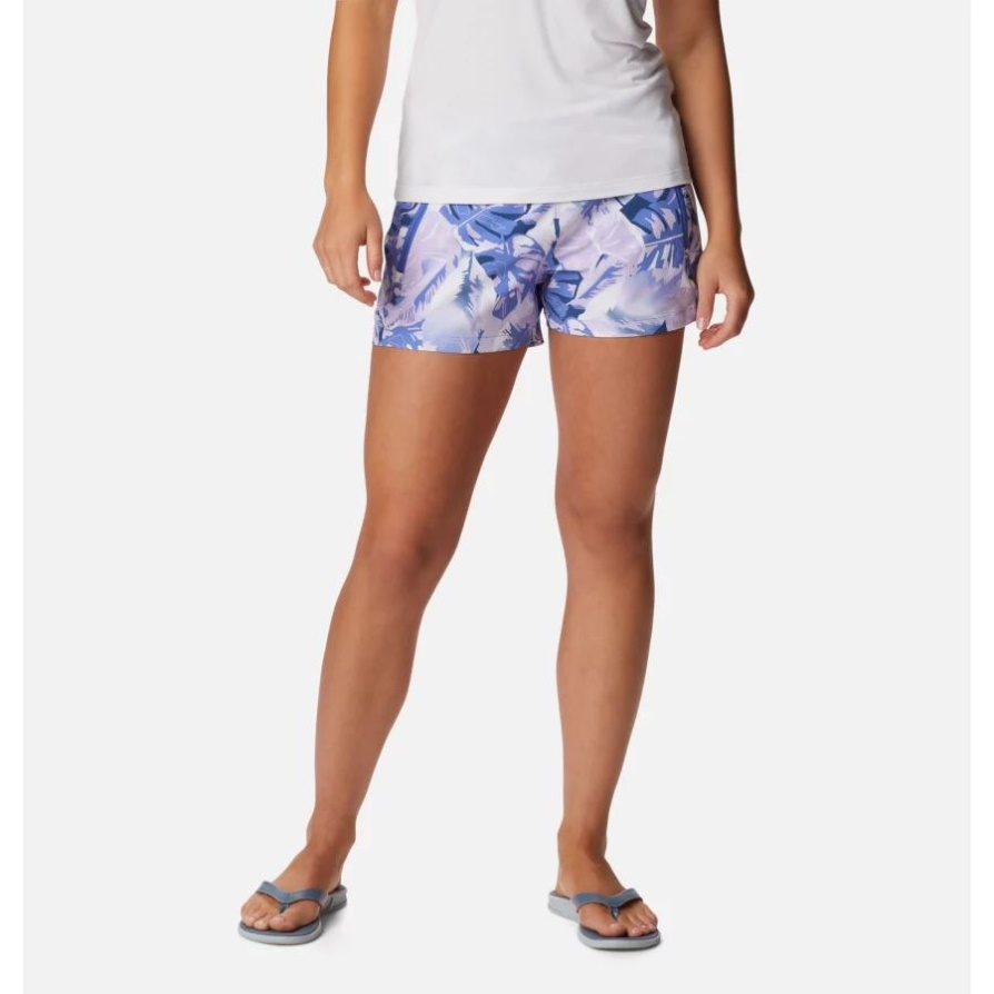 מכנסיים קצרים Pfg Tidal Ii לנשים Columbia Violet Sea Philo Palms
