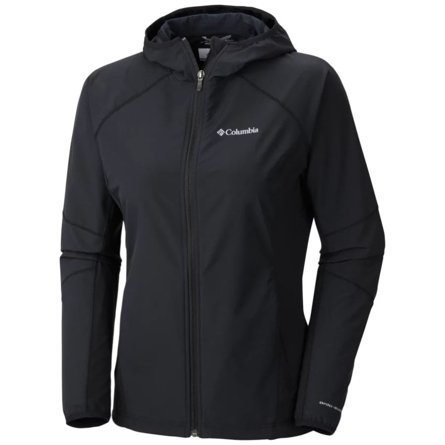 ז'קט קפוצ'ון נשים מתוק כמו Softshell קולומביה שחור